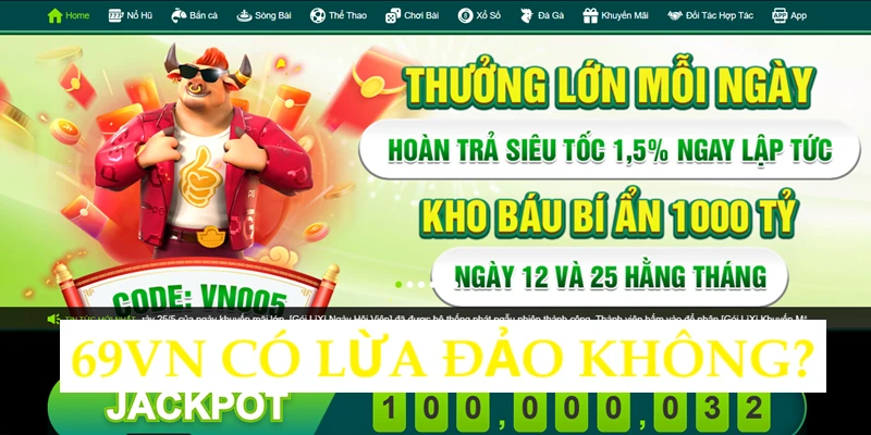 69VN lừa đảo